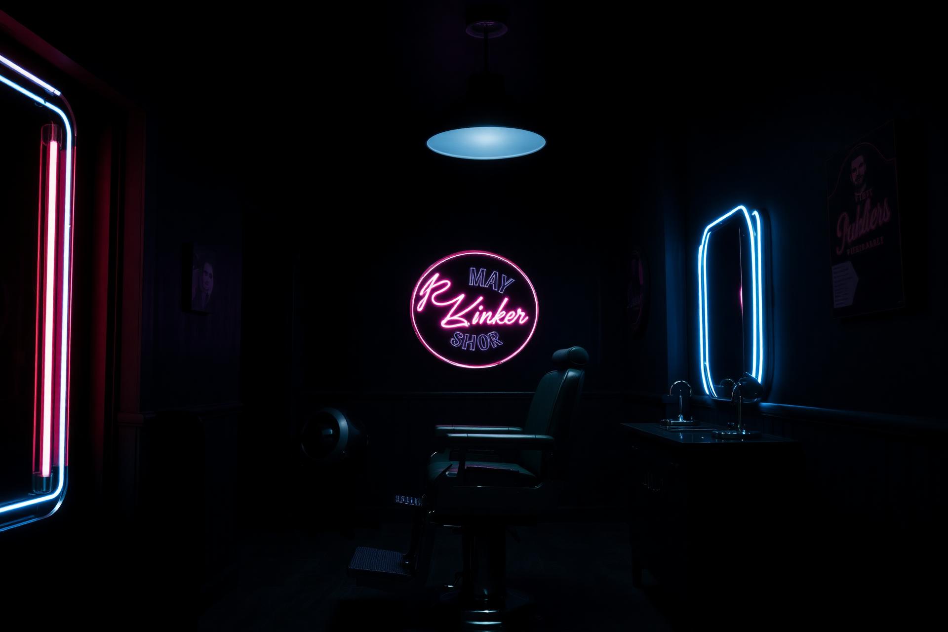 Wnętrze barber shopu